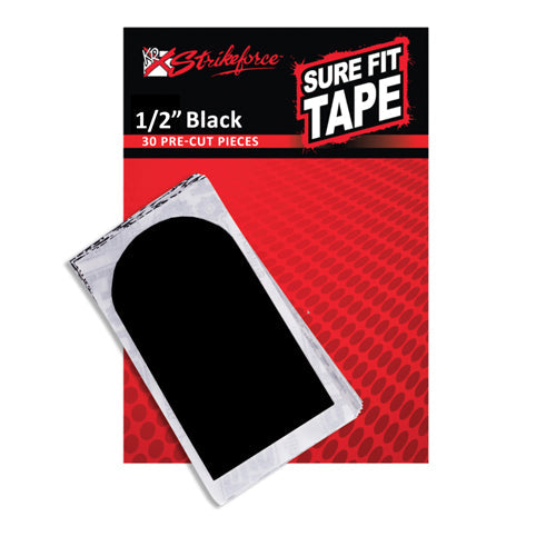 KR Sure Fit Tape 1/2" Black 30 PC
