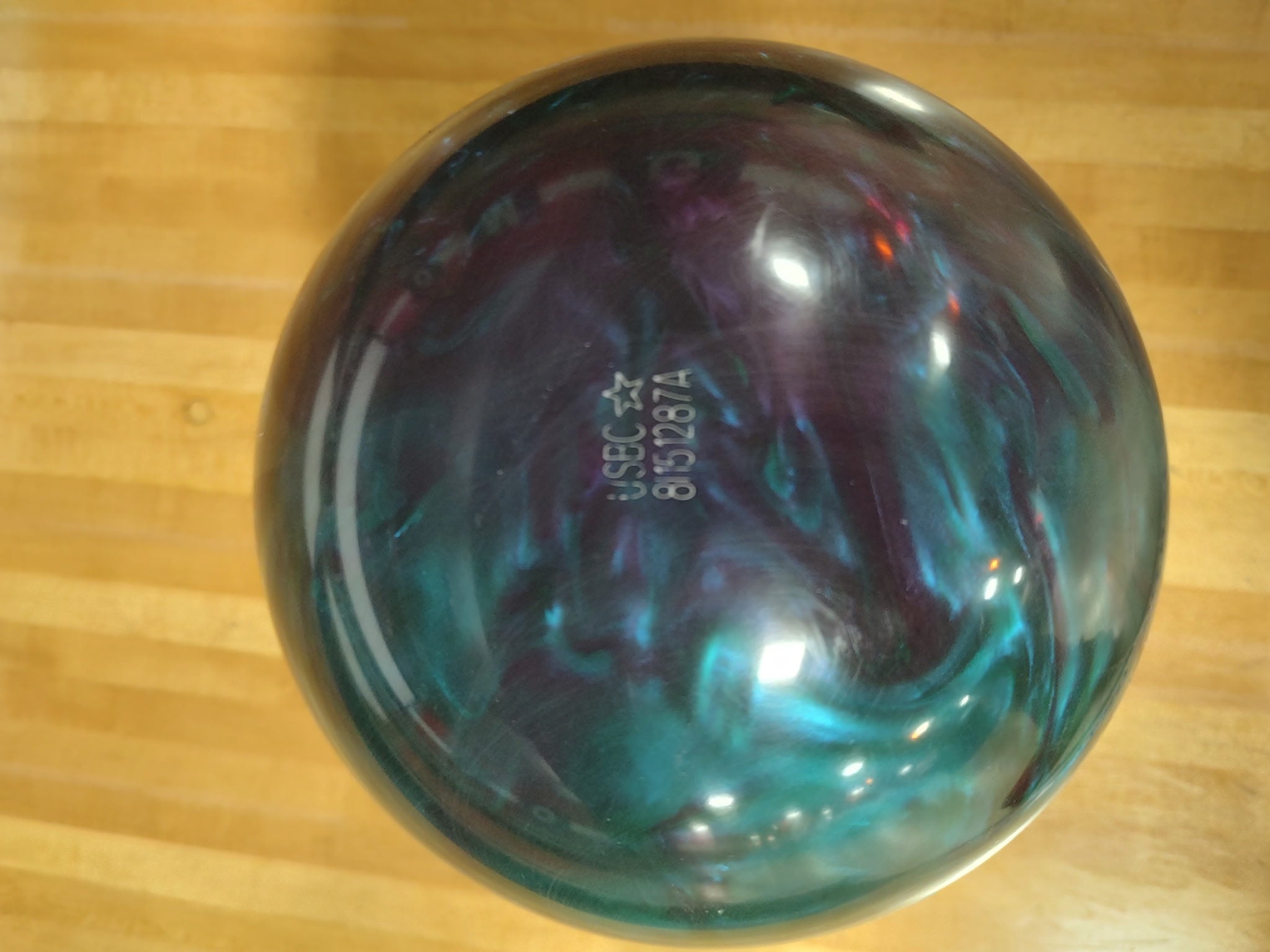 REC Ebonite Clash Green Pearl 1287A
