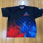 Ebonite Blue/Red/Black Splash Shirt