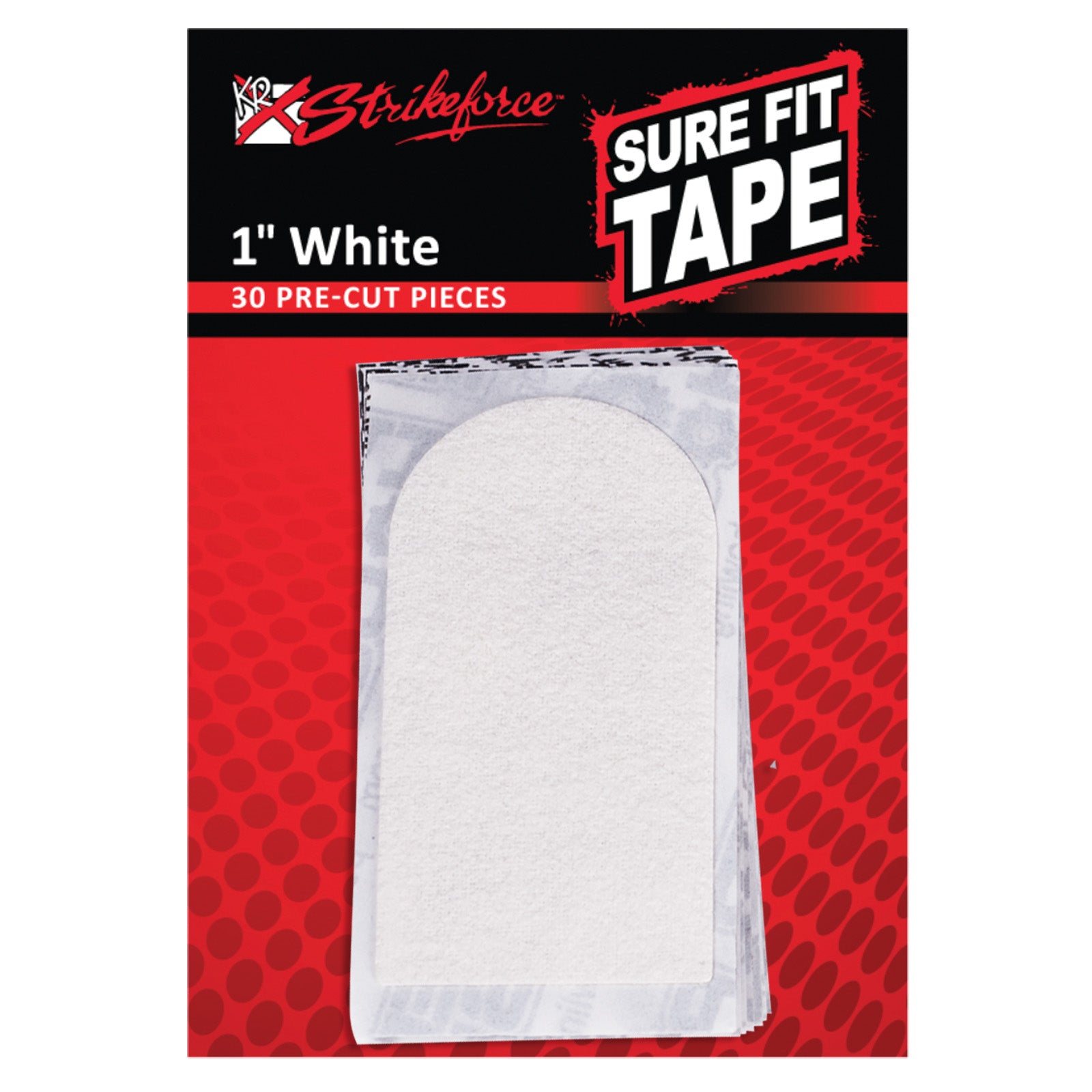KR Sure Fit Tape 1" White 30 PC
