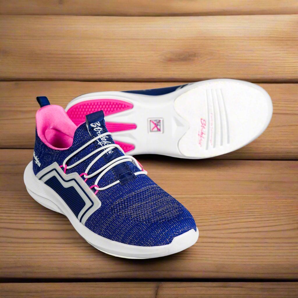 Scarpe Da Bowling EMAX KR Strikeforce Flex - Donna, Bianco/Uva, Taglie 36-41 - Foto 8